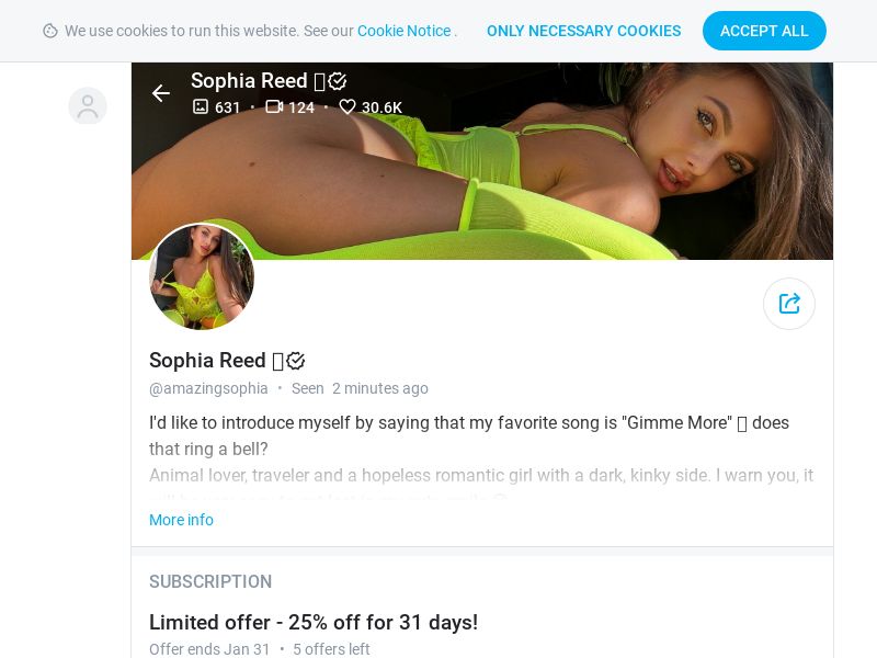 OnlyFans - Sophia Rose