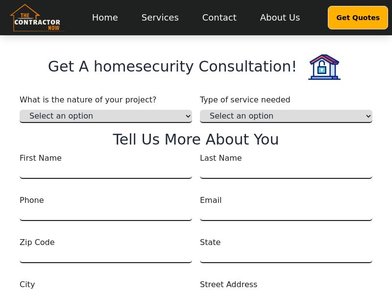 Contractor Now - Homesecurity V3 - (Proof Needed)