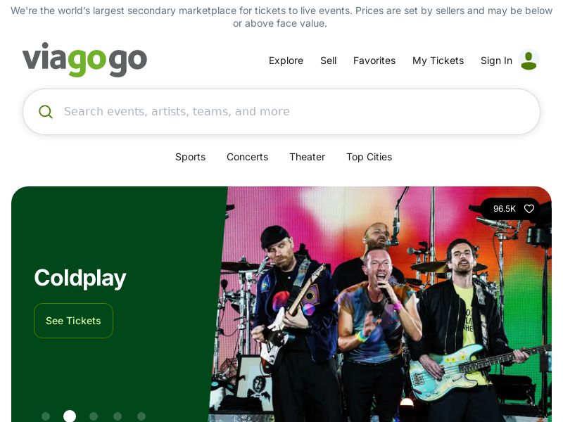 Viagogo.com Ecommerce CPS - Worldwide
