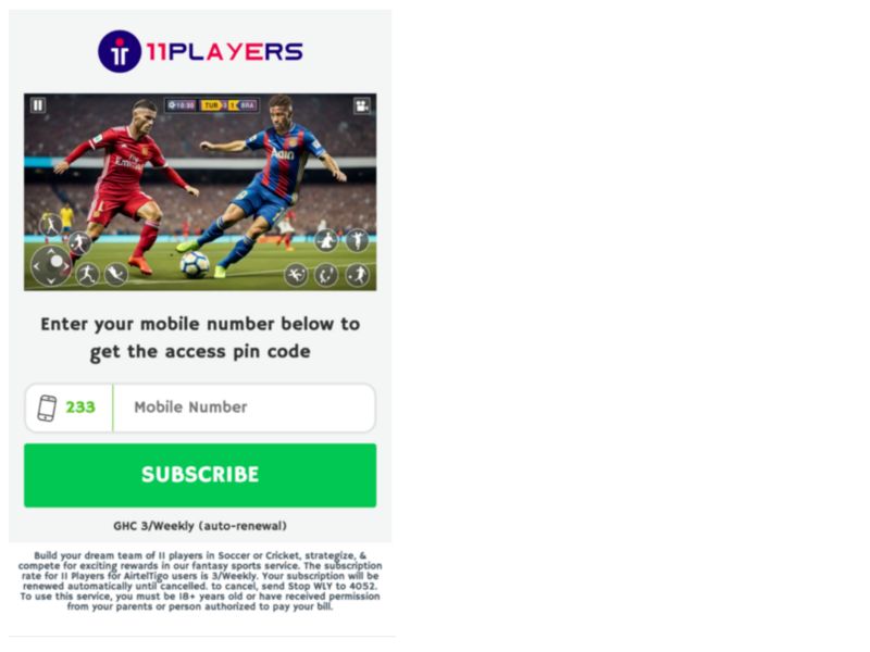 11 players AirtelTigo