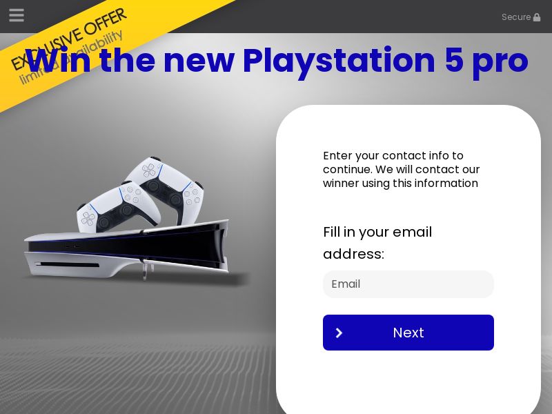 YOUSWEEPS - Win the new PlayStation 5 Pro - SOI (CA)