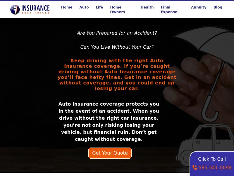 Insurance Best Prices - RevShare | US