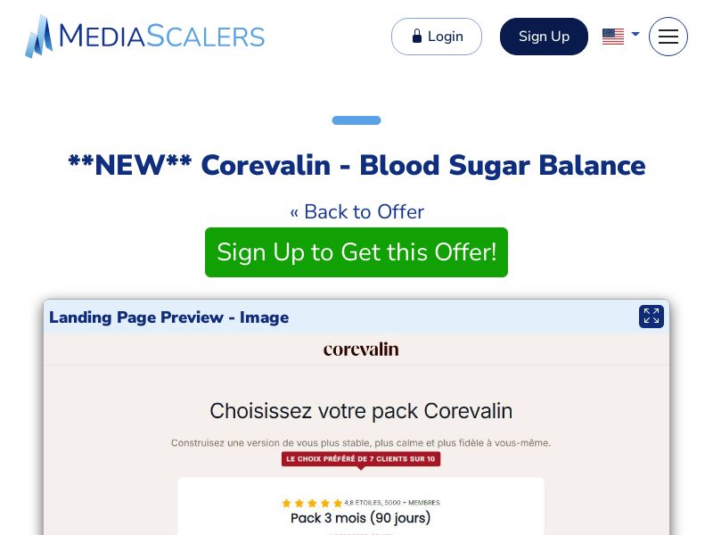 Corevalin - Blood Sugar Balance [FR, CH, BE]