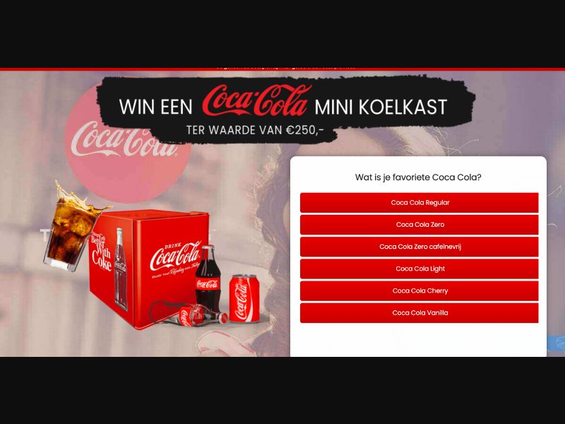 NL - Quiztionnaire - Coca Cola Fridge - (CPL)