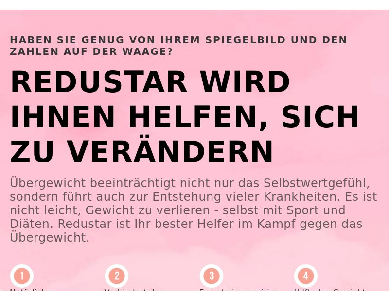 Redustar 39 EUR DE - WEIGHT LOSS TREATMENT