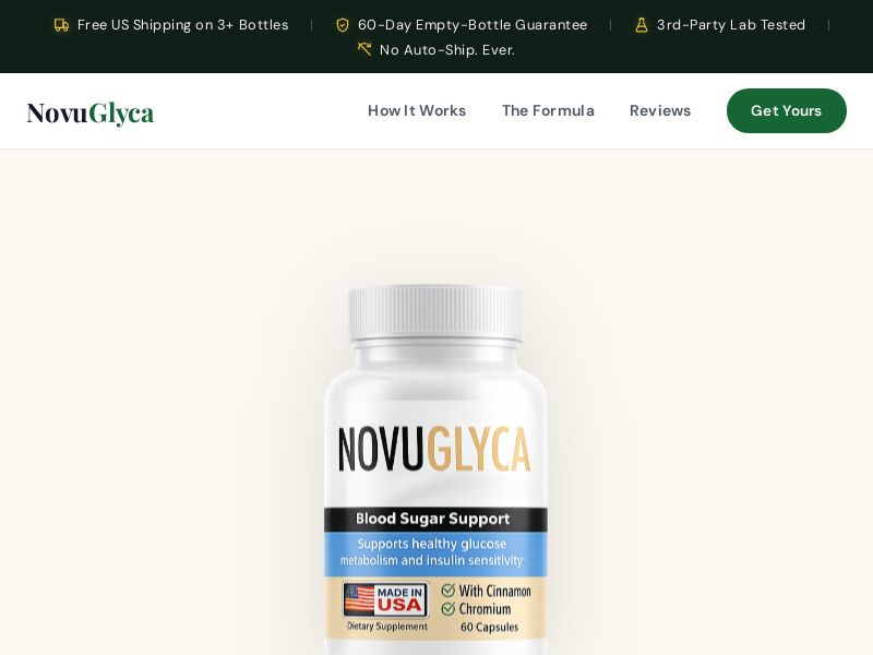 ! NEW OFFER - Novuglyca Blood Sugar Support [US] (Banner,Native,Social,Search,SEO,Brand Bidding) - CPA