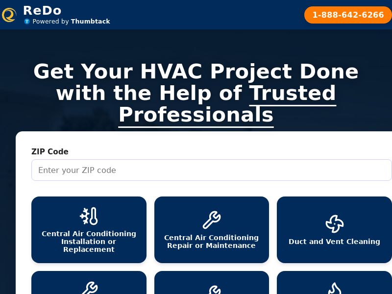 Home Services - Redostar - HVAC - (Proof Needed) - US