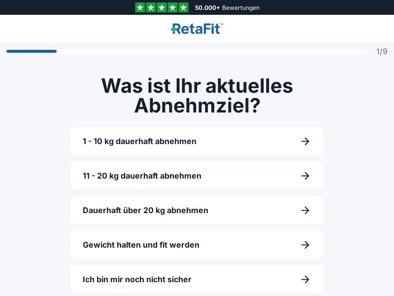 Retafit - Diet - DTC Page [Multi-GEO] (Banner,Native,Social,Search,SEO,Brand Bidding) - CPA