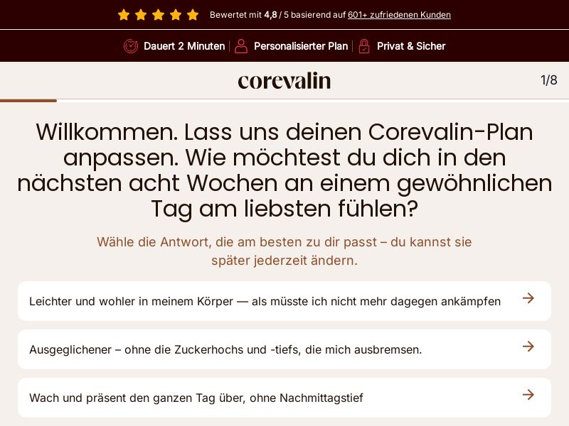! NEW OFFER - Corevalin - Quiz Page [Multi-GEO] (Banner,Native,Social,Search,SEO,Brand Bidding) - CPA