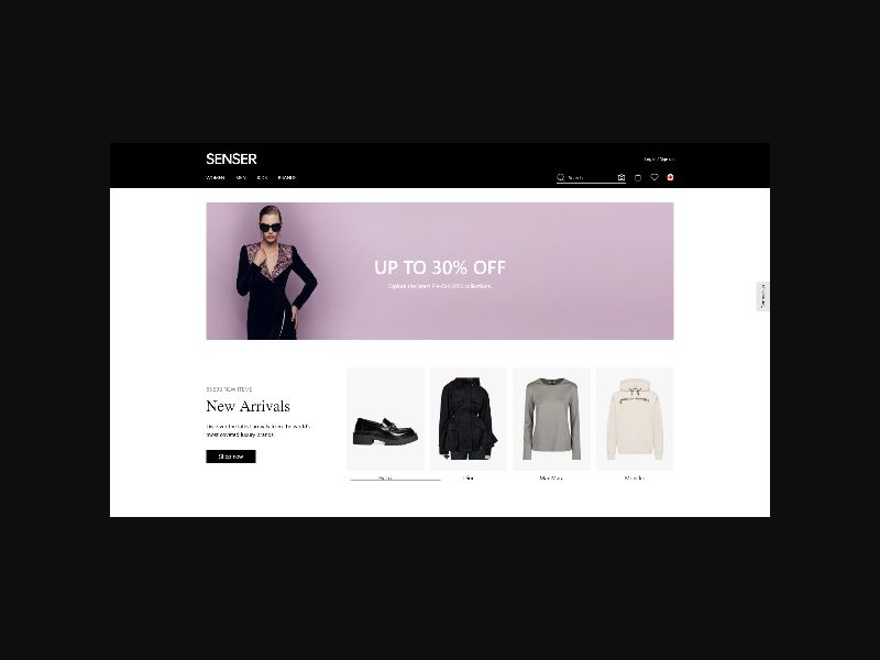 Senser - Luxury Fashion - RevShare (US,CA,JP + more)