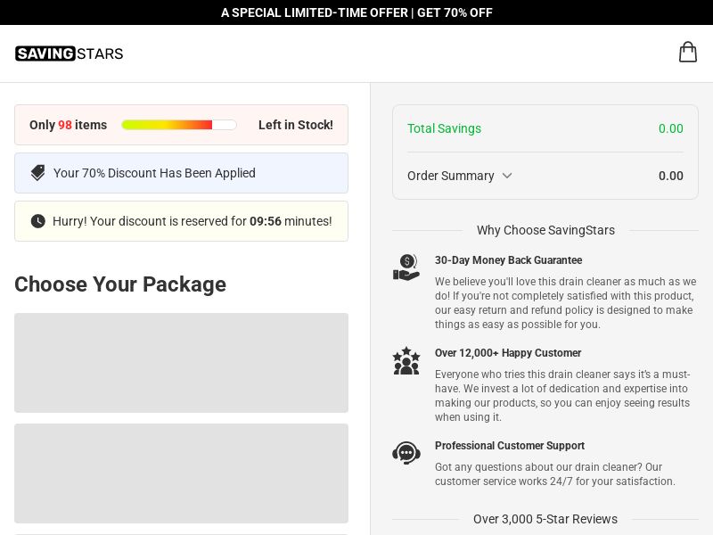 ! NEW OFFER - SavingStars Drain Cleaner - DTC [INTL] (Social,Banner,Native,Push,SEO,Search,Brand Bidding) - CPA