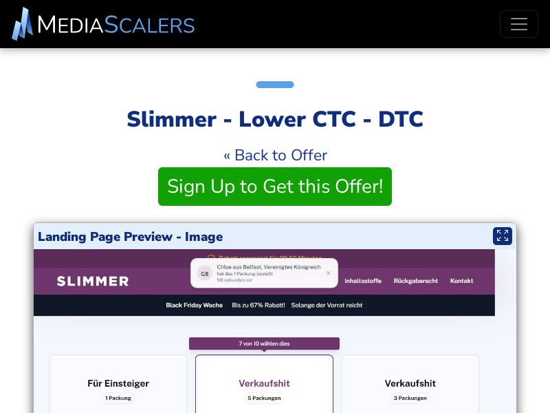 Slimmer - Lower CTC - DTC (Event Tracking) [DE, AT]