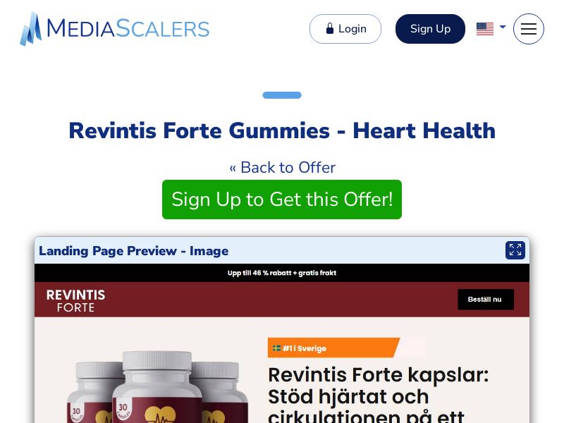 Revintis Forte Gummies - Heart Health {+DTC} (Event Tracking) [SE]