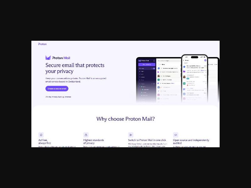 Proton Mail - Secure Email - CPS (US)