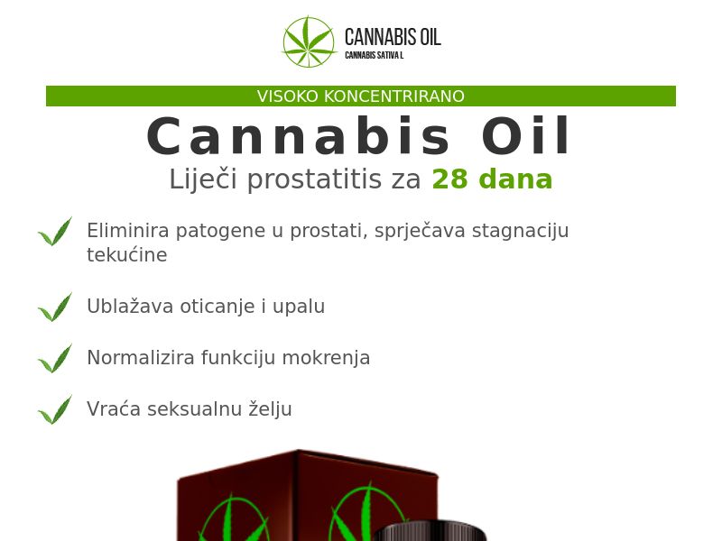 Cannabis Oil HR (prostatitis)