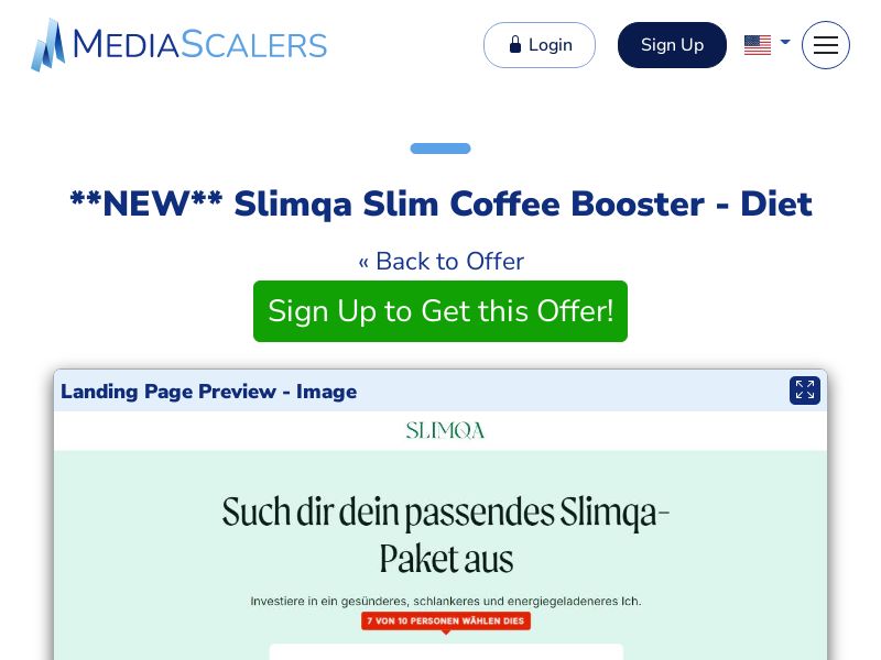 Slimqa Slim Coffee Booster - Diet [DE, AT, CH]