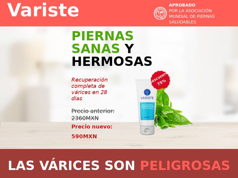 Variste LOW PRICE (MX) - VARICOSIS REMEDY CREAM HOLD