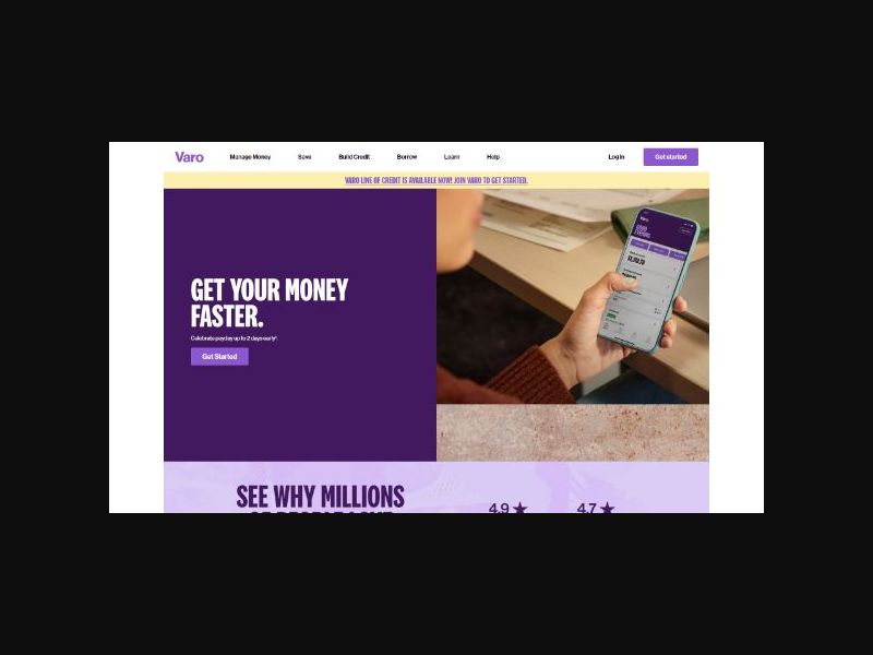 Varo Bank - Cash Advance - CPS (US)