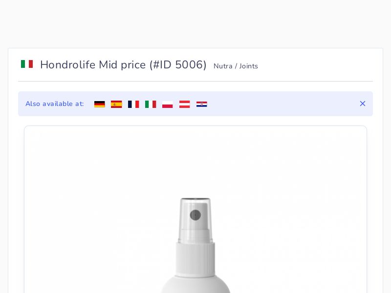 Hondrolife Mid price