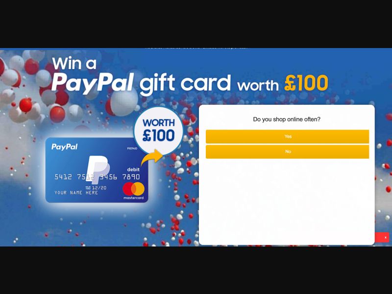 UK - Quiztionnaire - Paypal - (CPL)