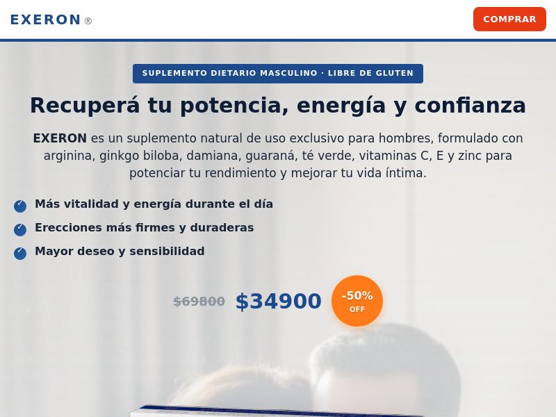 Exeron (AR) - male sexual enhancer in tablets