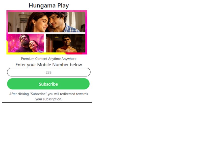 Hungama Play MTN