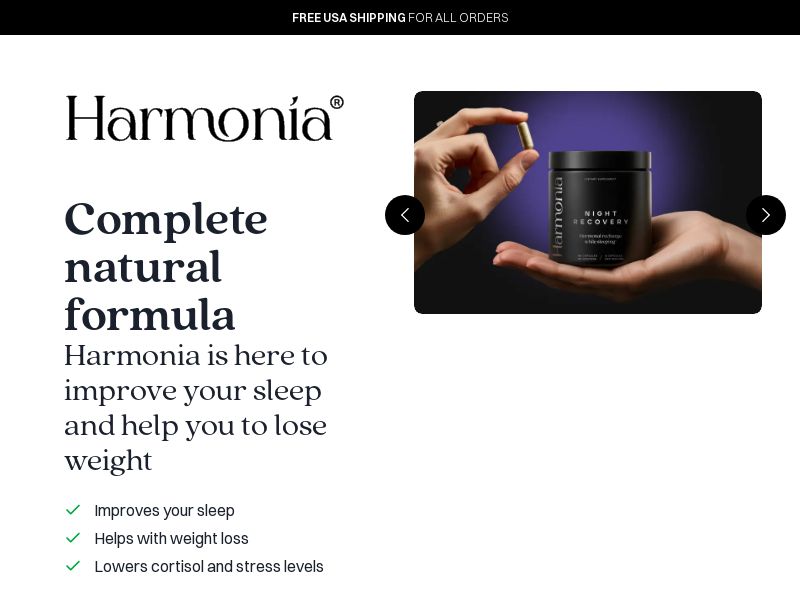 Harmonia - Sleep Aid SS - US (No Brand Bidding)