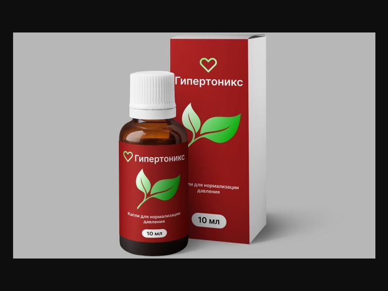 Hypertonix - drops for hypertension