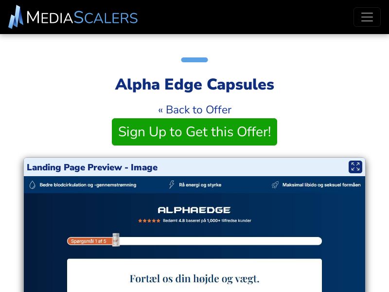 Alpha Edge Capsules {+Quiz, Advertorial} (Event Tracking) [DK]