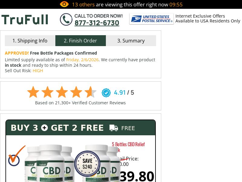 TruFull CBD SS - US/CA/AU