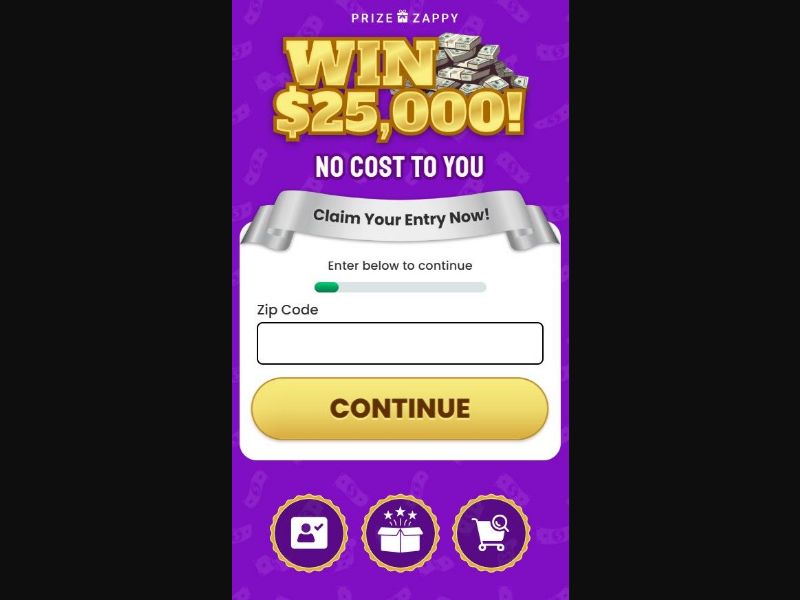 37350 - US - [WEB+MOB] - PriceZappy $25k Giveaway - CPL SOI