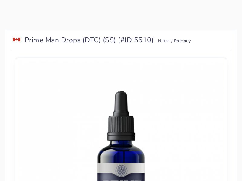Prime Man Drops (DTC) (SS)