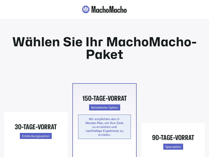 MachoMacho SS - DE/AT/CH