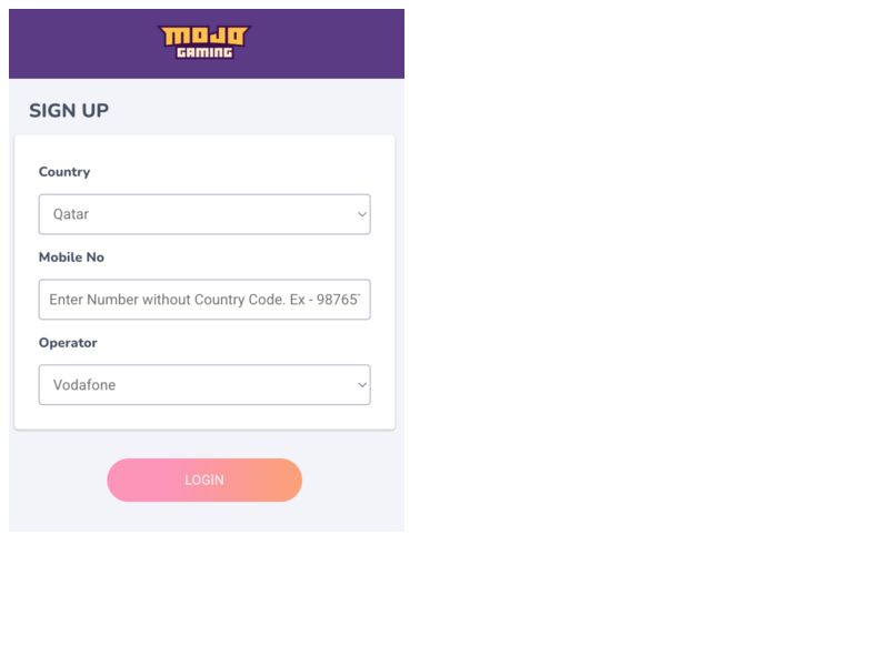 Mojo Gaming Vodafone
