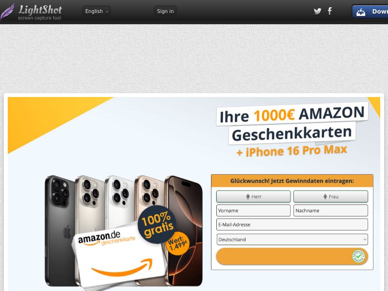 DE|SOI|Amazon 1000€ + iPhone 16 Pro Max| All Devices