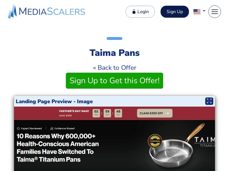 Taima Pans {+Alt-Landers, Quiz} [US, DE, CA, AU, UK, FR, IL, +23 More]