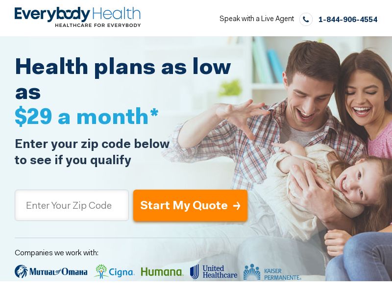 Everybody Health - Health Insurance - US - Email Only