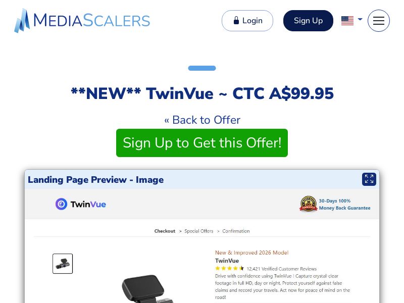 TwinVue ~ CTC A$99.95 {+DTC} [AU]