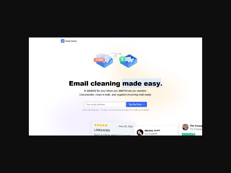 Clean Email - Email Inbox Organizer - RevShare (US)