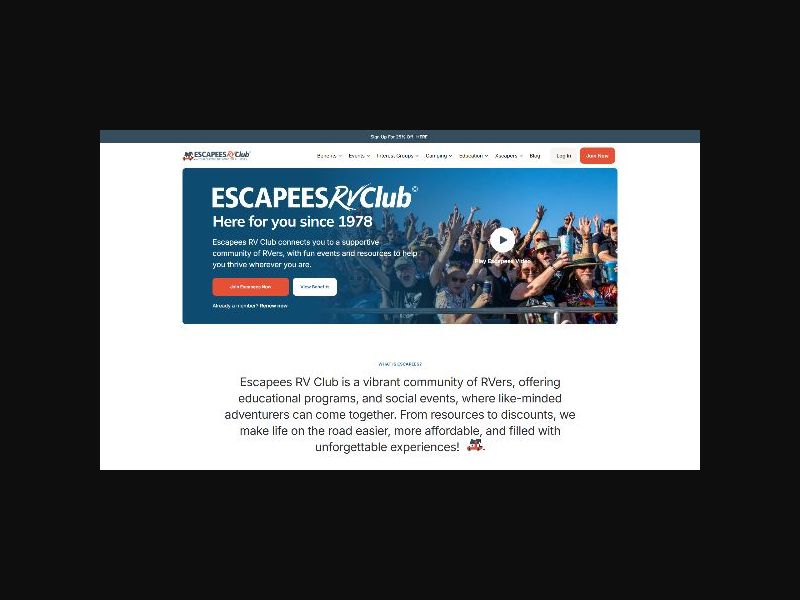 Escapees - RV Camping Club - CPA (US)