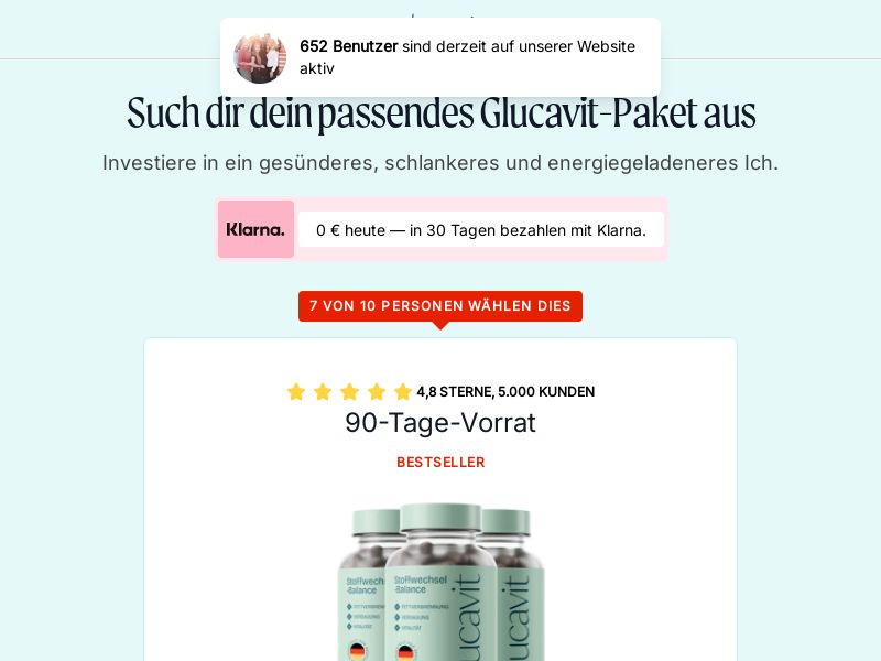 SS - Glucavit-Diet- DE/AT/CH/FR/SE/DK/ES/IT
