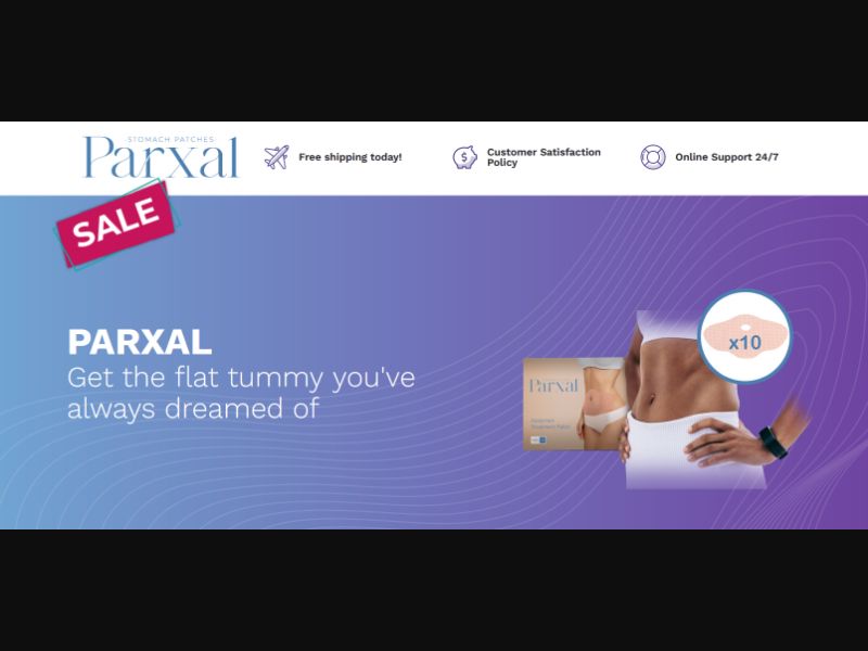 [WEB+MOB] Parxal – Stomach Patches /International (112 GEOs) CPS *FB/TT/Google/Taboola Pixel* [Approval Required]