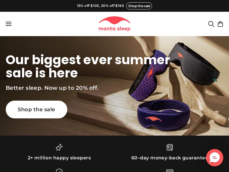 MantaSleep.com Ecommerce CPS - Multiple Geos