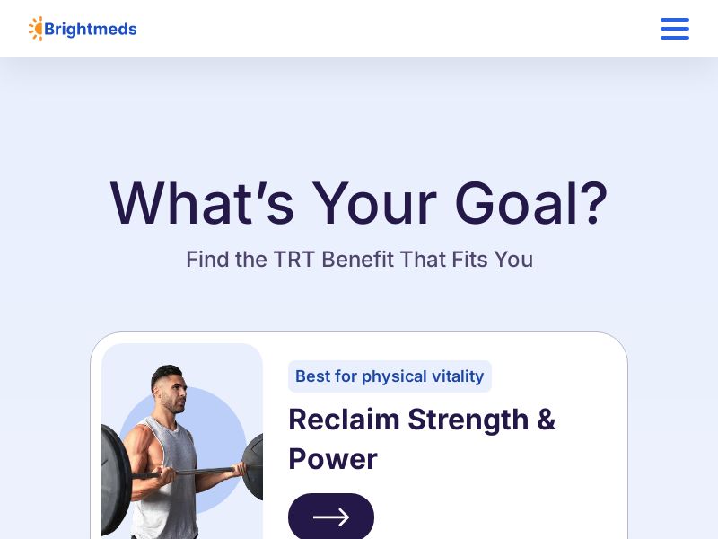 Brightmeds - Male Testosterone Replacement - CPS | US