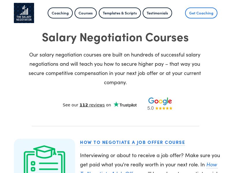 Salary Negotiation Courses - RevShare | Int'l
