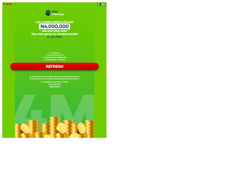 Daily Challenge (NAM) - New Airtel