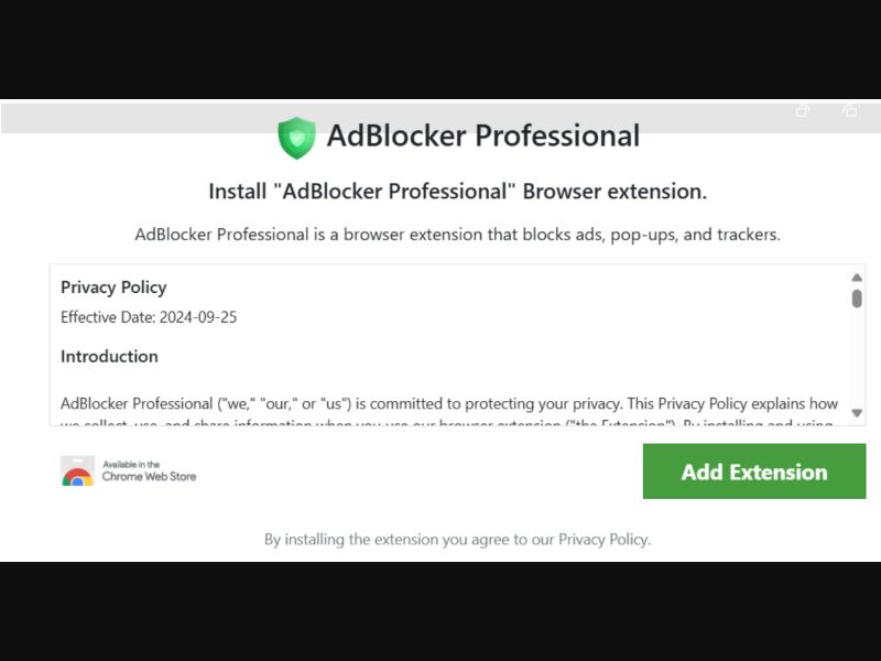 [WEB] AdsBlocker Extensions /International (14 GEOs) CPI