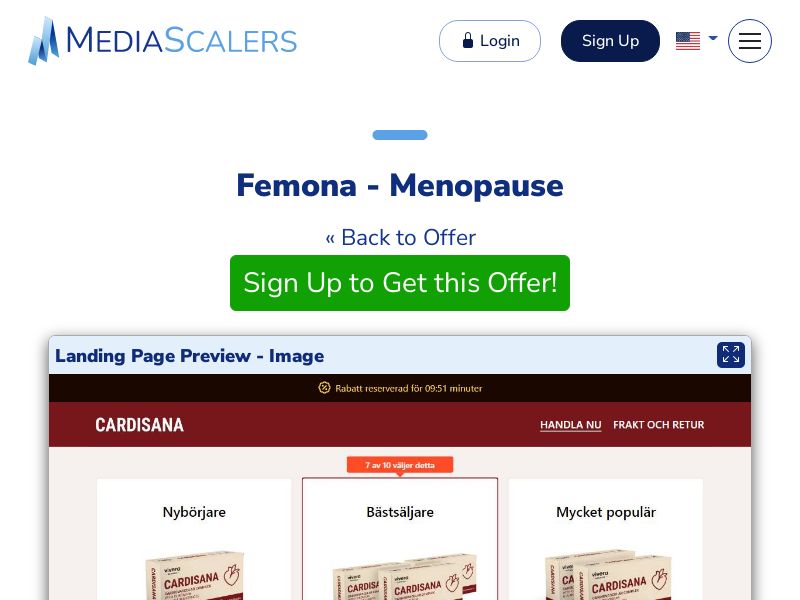 Femona - Menopause {+DTC} (Event Tracking) [SE]