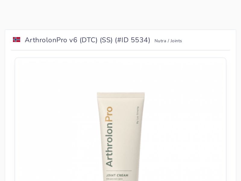 ArthrolonPro v6 (DTC) (SS)