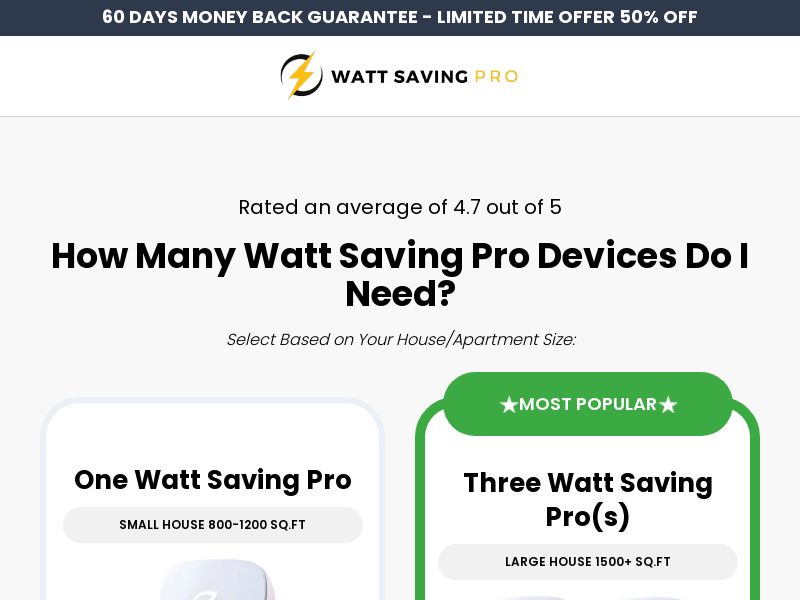 Watt Saving Pro SS - US
